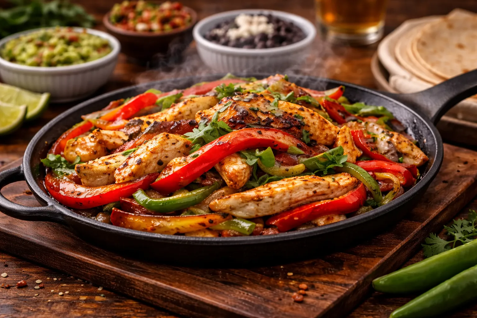 Fajitas de Pollo